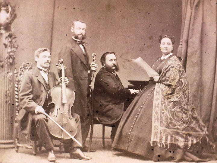 Alfred Jaëll à Prague avec C. Patti et H. Vieuxtemps