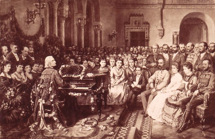 Franz Liszt en concert à Budapest